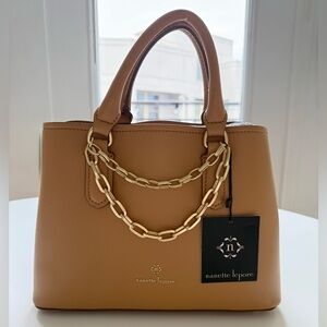Nanette Lepore Valle Convertible Satchel, Camel